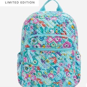Little Mermaid Vera Bradley Large Campus Backpack